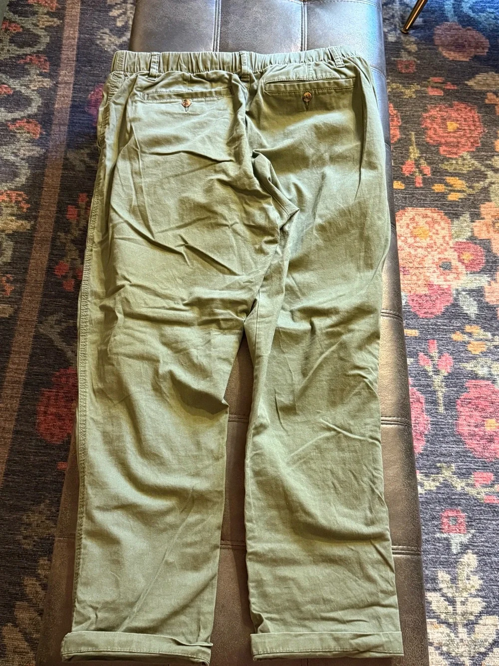 Old Navy High Waist Chino Pants - Olive Green